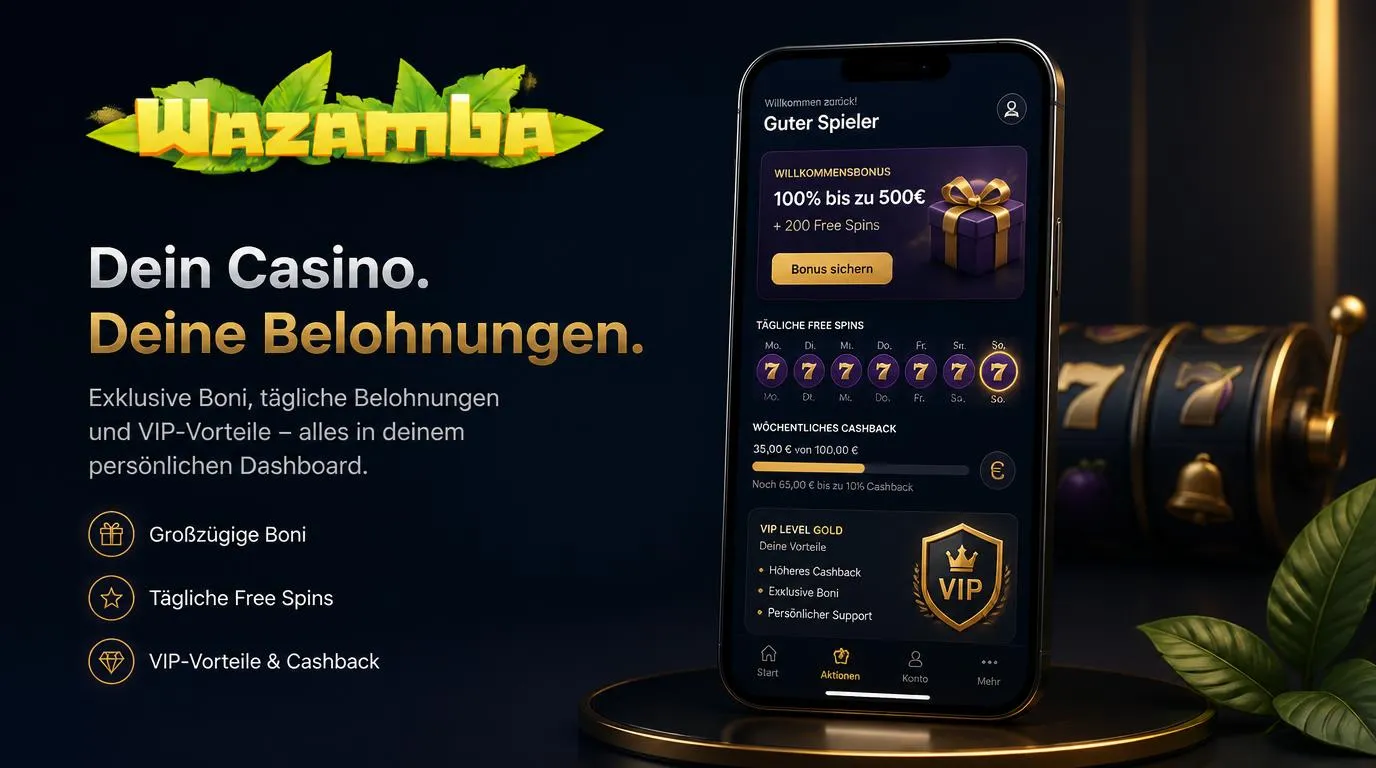 Casino-App mit Bonusanzeige, Freispielen und wöchentlichem Cashback für deutsche Spieler